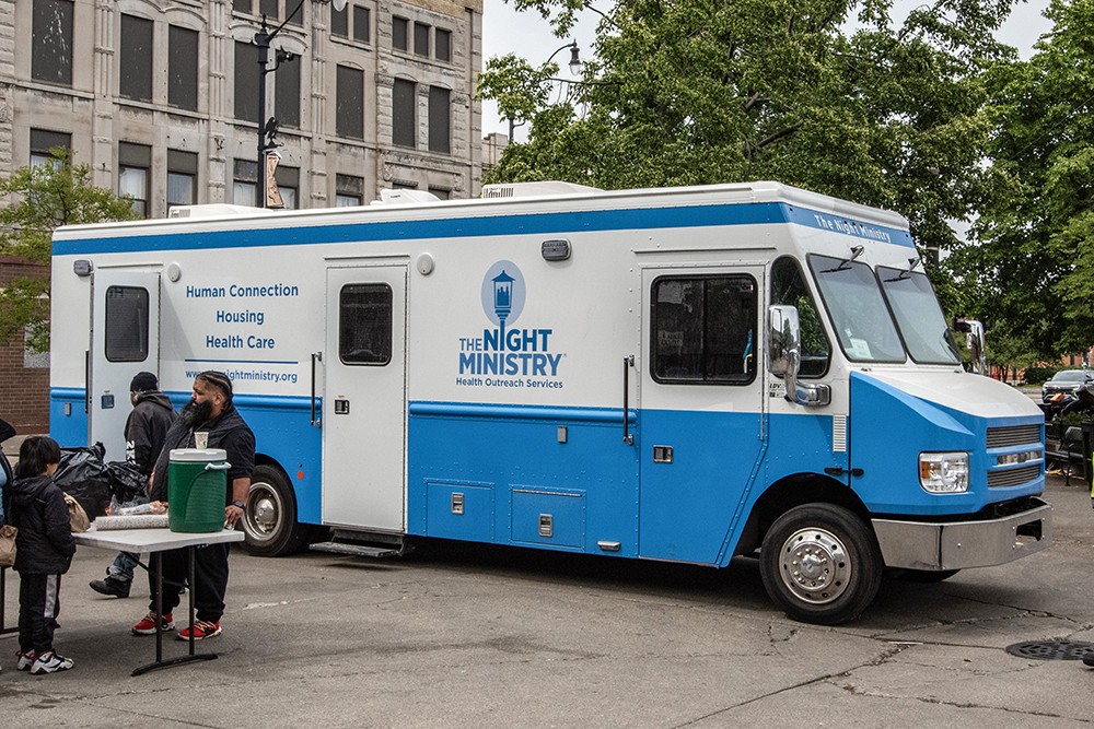 The Night Ministry Health Outreach Bus